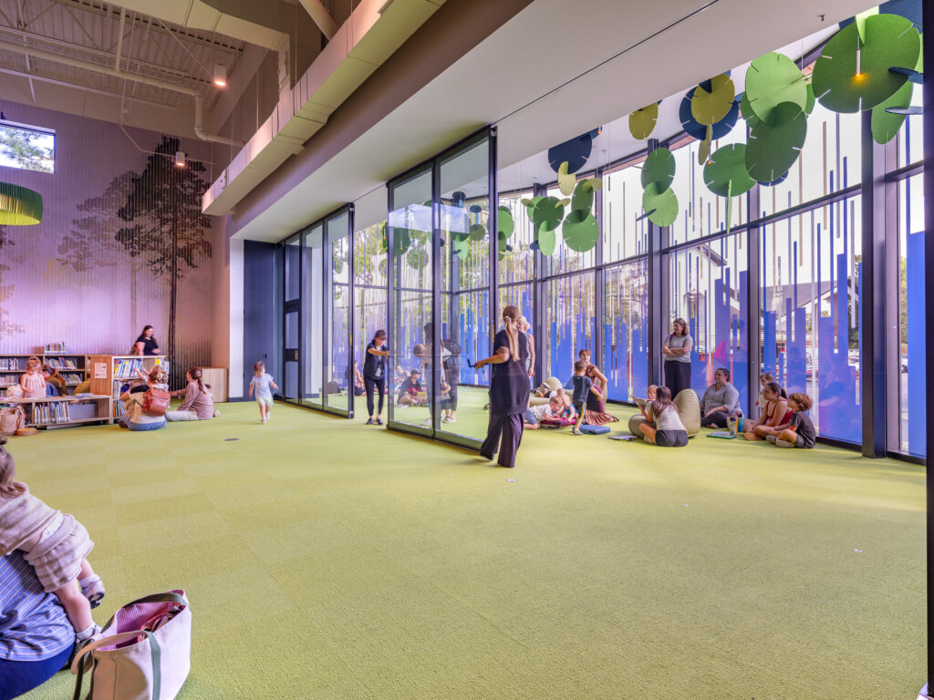 Children's main reading area