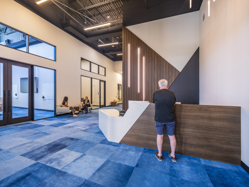 Community center lobby