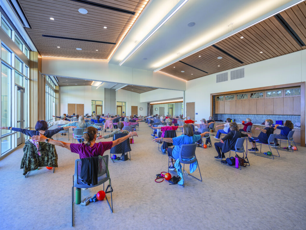 senior center fitness class