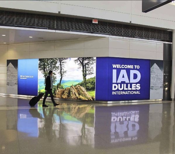 Terminal-Wide Advertising Fixture Program at Washington Dulles International Airport (IAD)