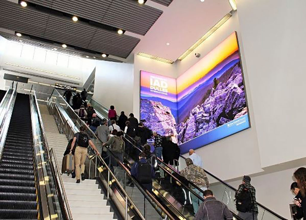 Terminal-Wide Advertising Fixture Program at Washington Dulles International Airport (IAD)