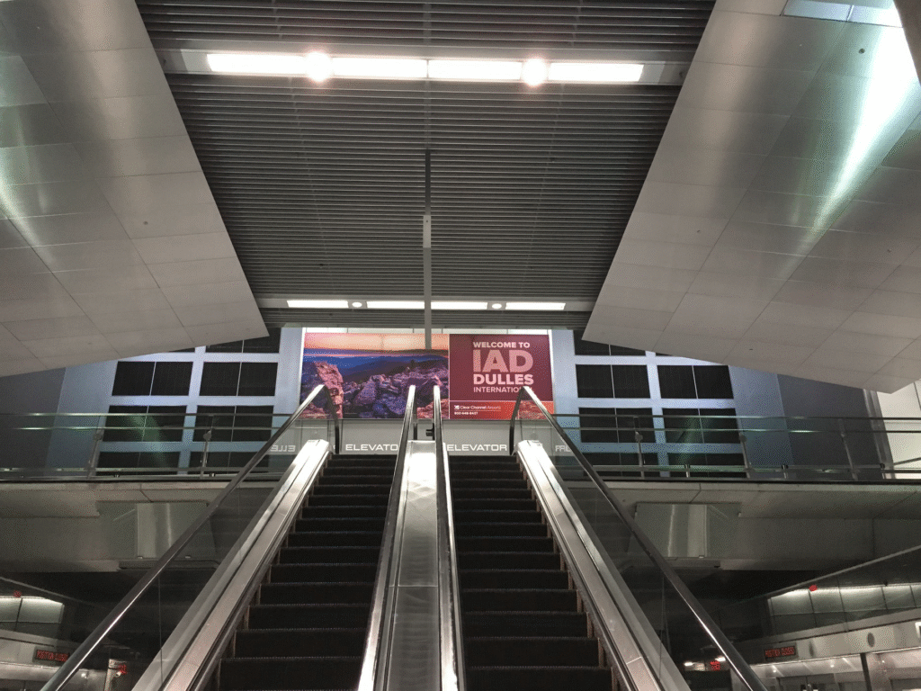Terminal-Wide Advertising Fixture Program at Washington Dulles International Airport (IAD)