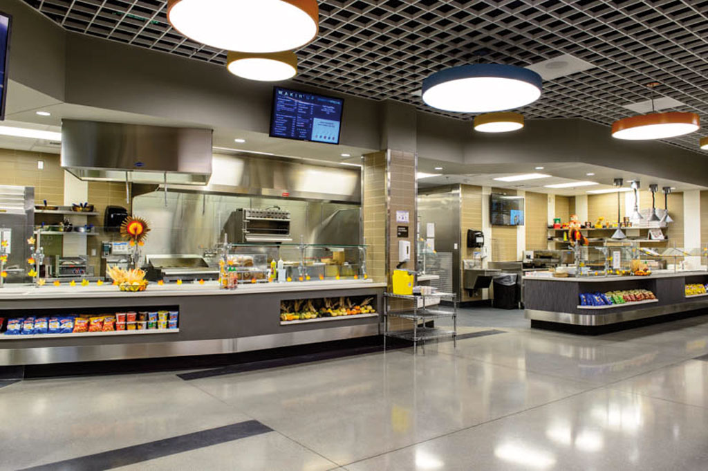 student dining
