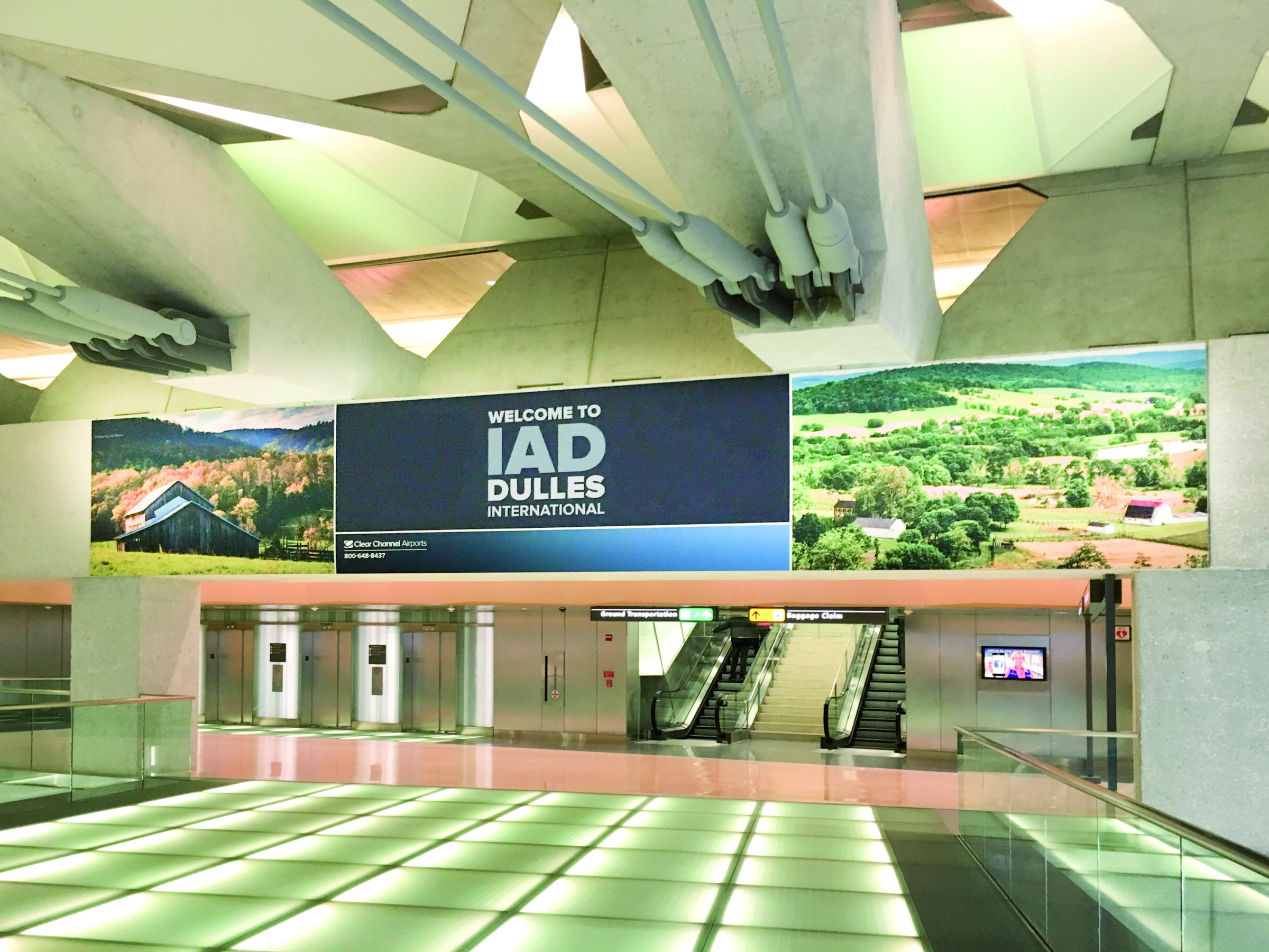 Terminal-Wide Advertising Fixture Program at Washington Dulles International Airport (IAD)