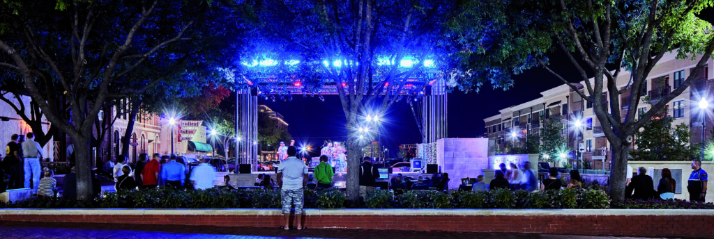 outdoor stage plaza