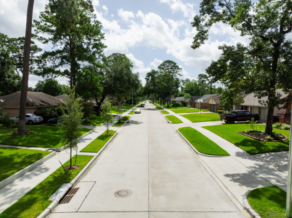 Garden Oaks + Shepherd Park Plaza Neighborhood Drainage + Paving Improvements (East, West & Central Phases)