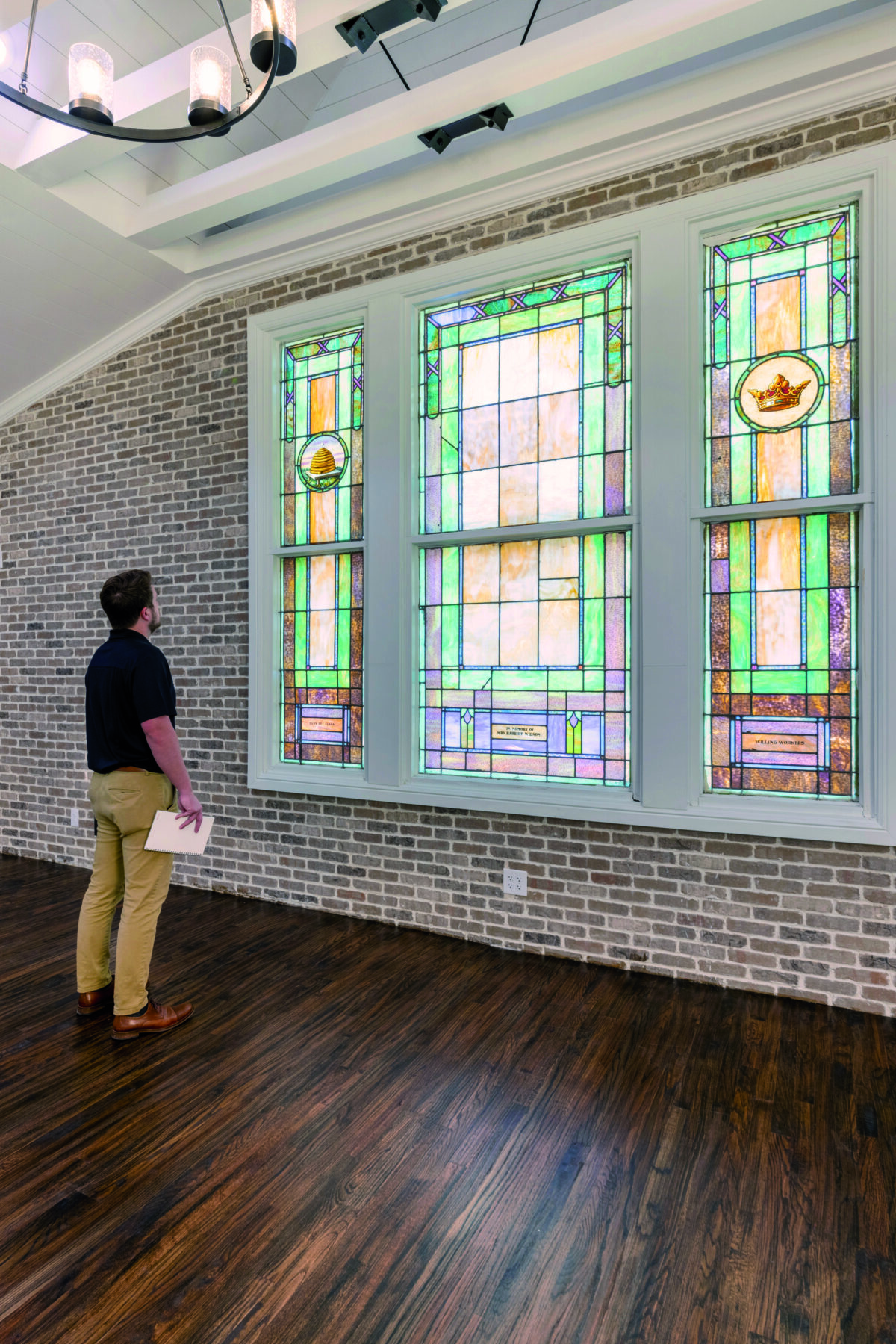 stained glass windows