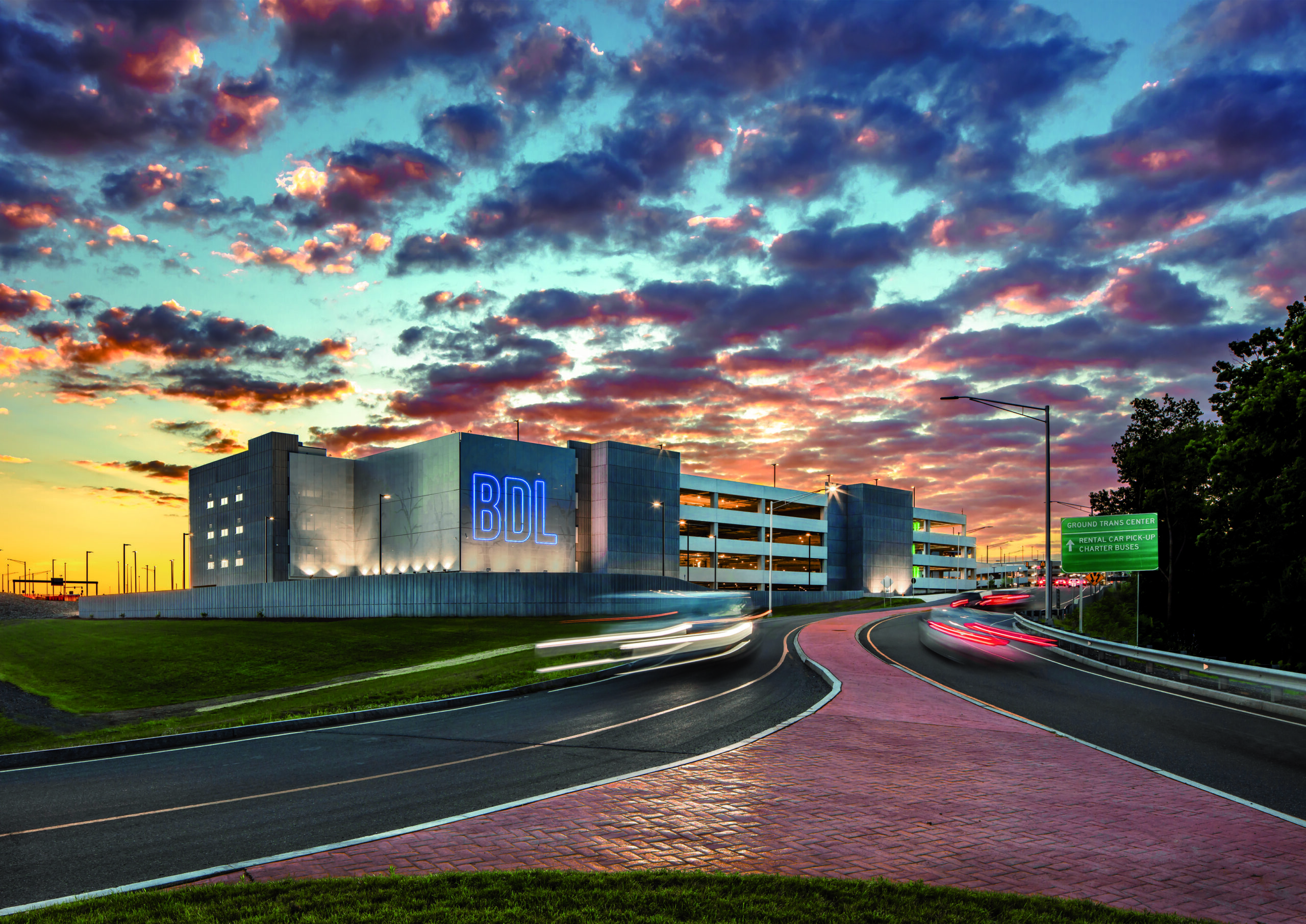 Consolidated Rental Car Facility (ConRAC) at Bradley International Airport (BDL)