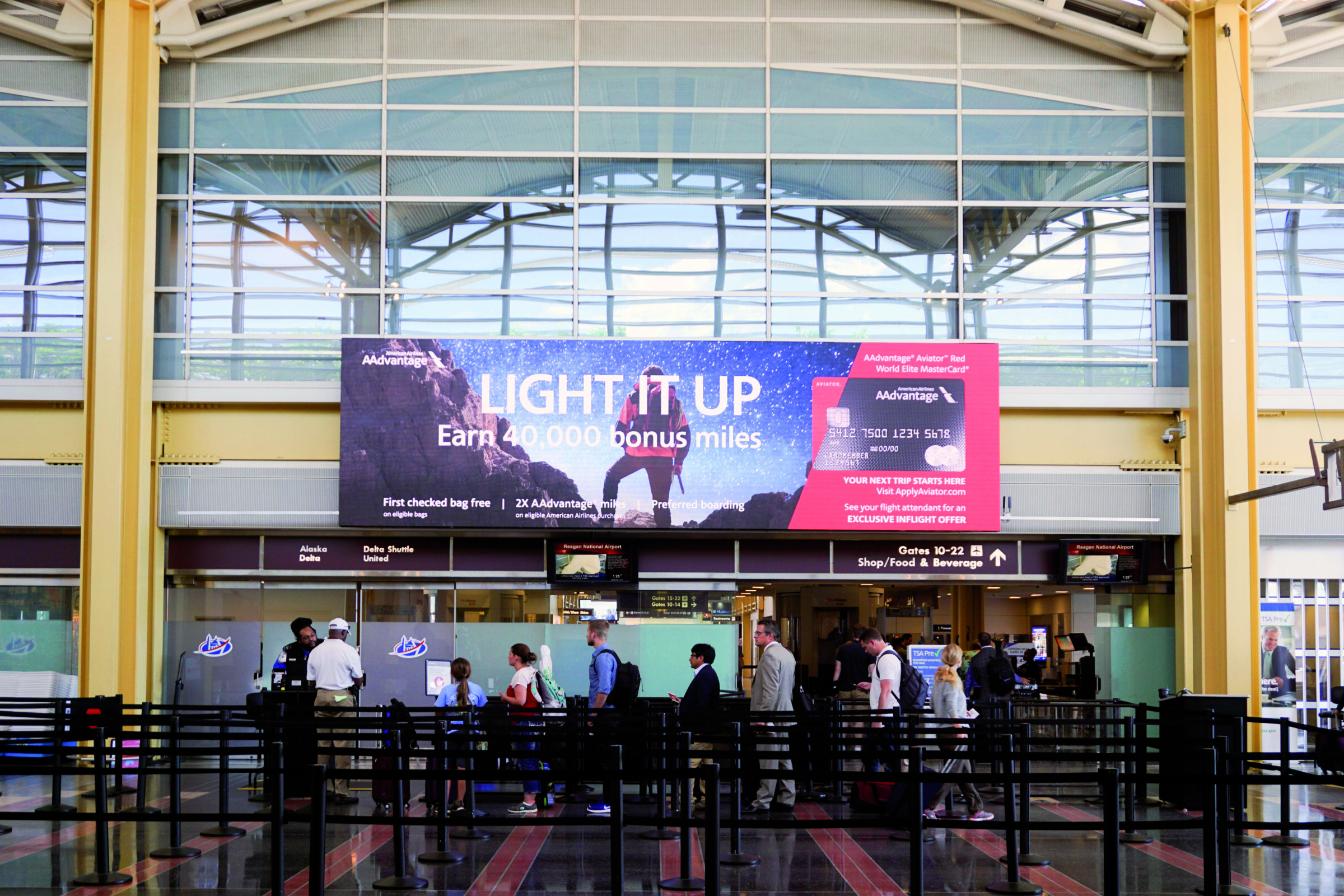 Terminal-Wide Advertising Fixture Program at Ronald Reagan Washington National Airport (DCA)