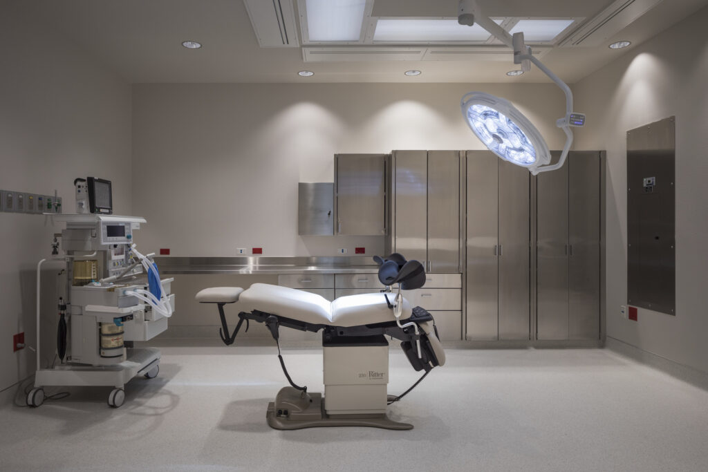 exam and treatment room