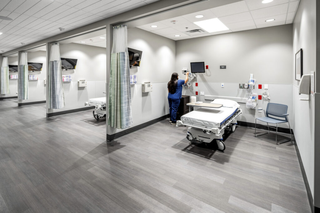 pre- and post-op area