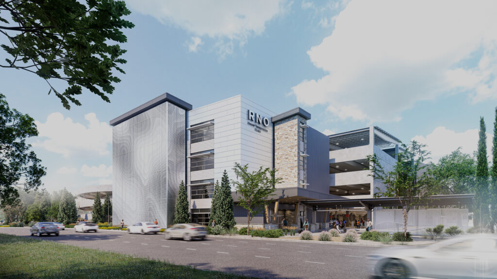 Consolidated Rental Car Facility + Ground Transportation Center at Reno-Tahoe International Airport (RNO)