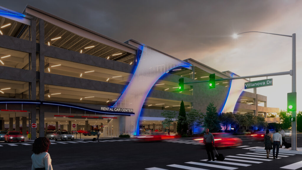 Consolidated Rental Car Facility + Ground Transportation Center at Reno-Tahoe International Airport (RNO)