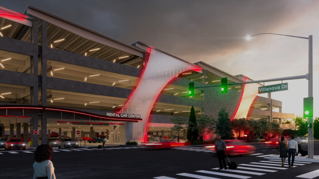 Consolidated Rental Car Facility + Ground Transportation Center at Reno-Tahoe International Airport (RNO)