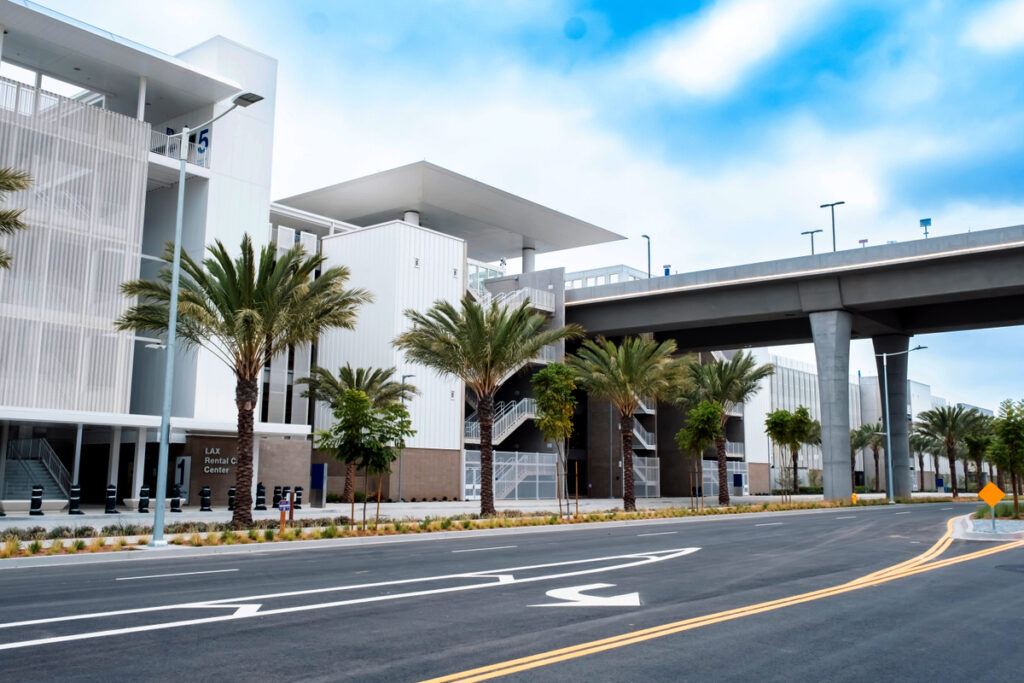 Consolidated Rental Car Facility (ConRAC) at Los Angeles International Airport (LAX)