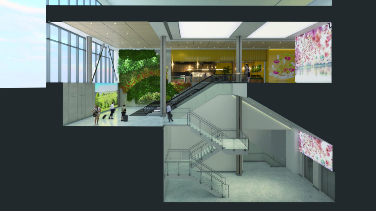 Tier-2 Concourse (East) at Washington Dulles International Airport (IAD)