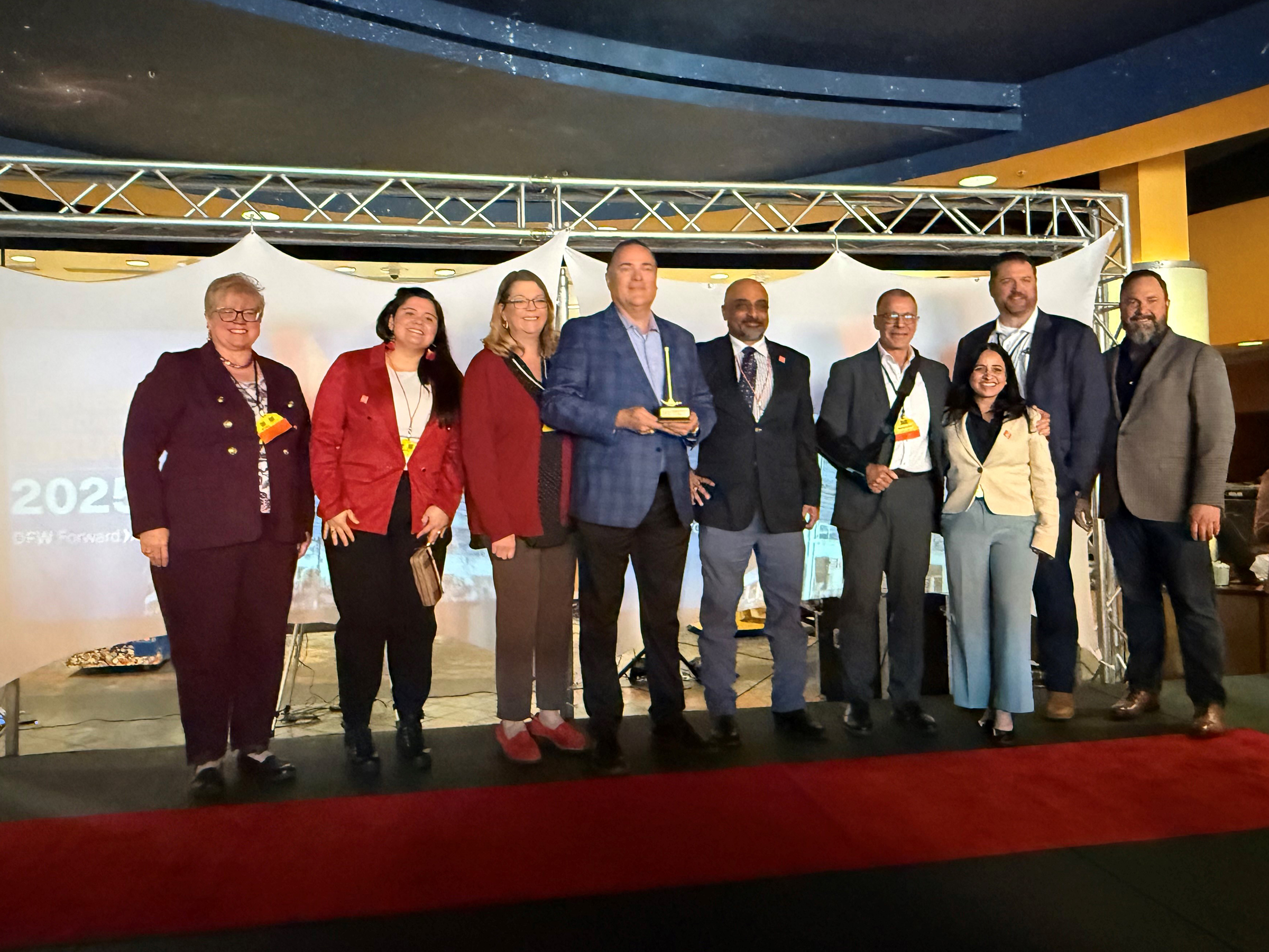 Team photo - PGAL Recognized as “Designer of the Year” by Dallas-Fort Worth International Airport