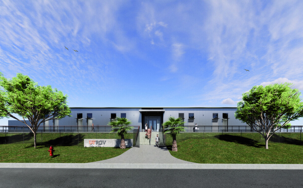 exterior directly in front