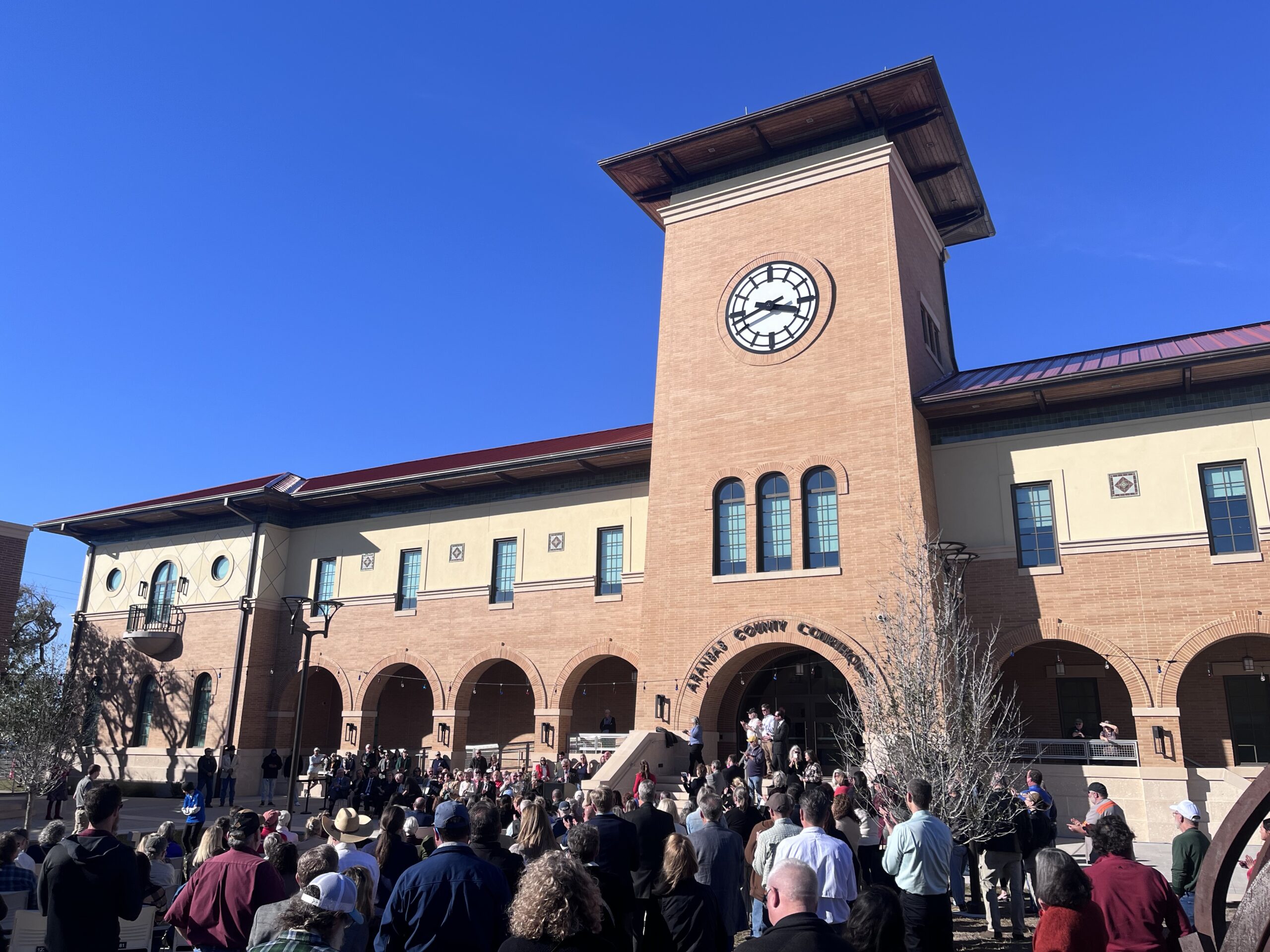 front exterior gathering