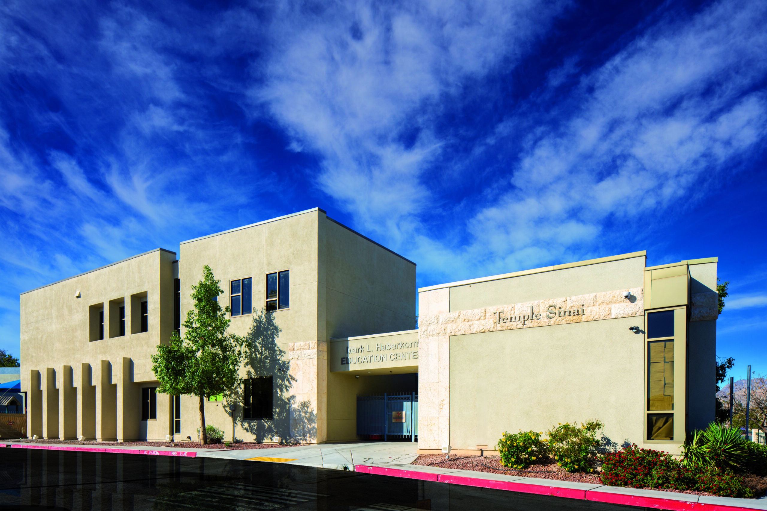 Exterior of school addition