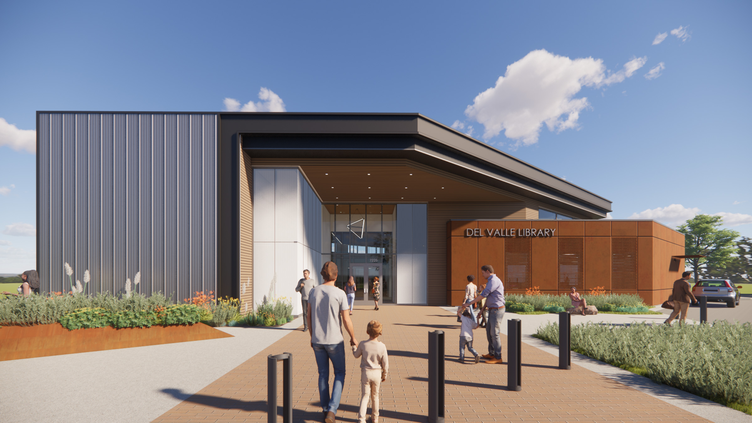 main entrance rendering