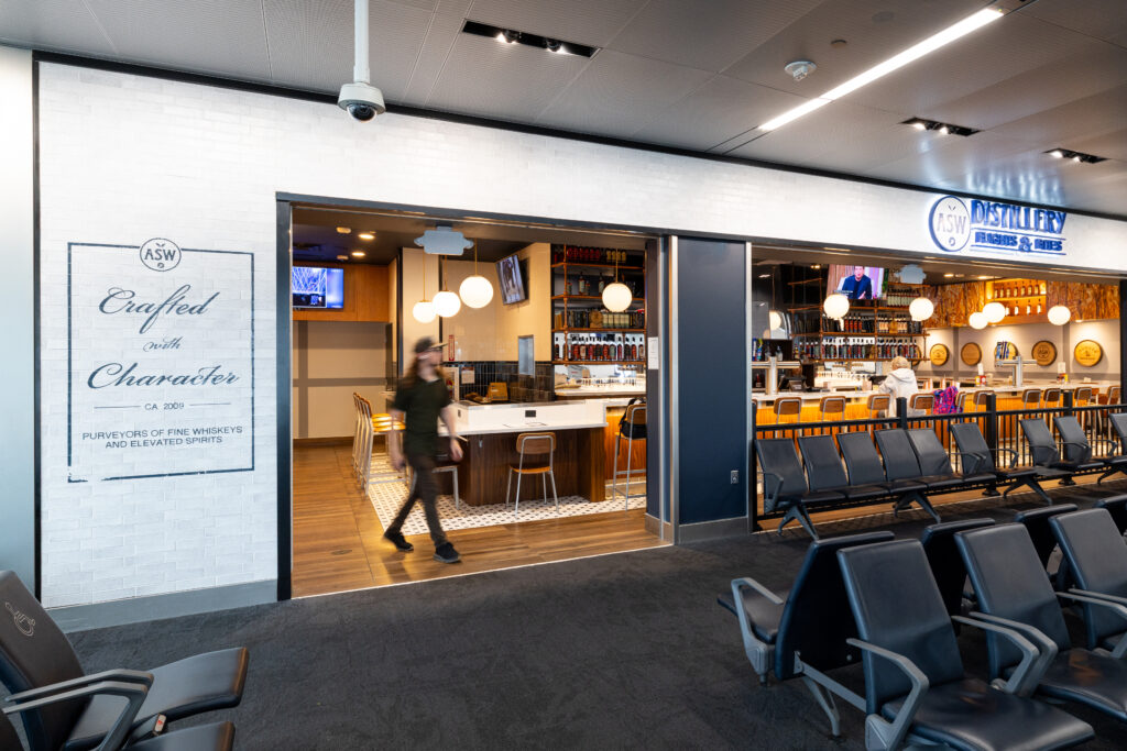 exterior of distillery