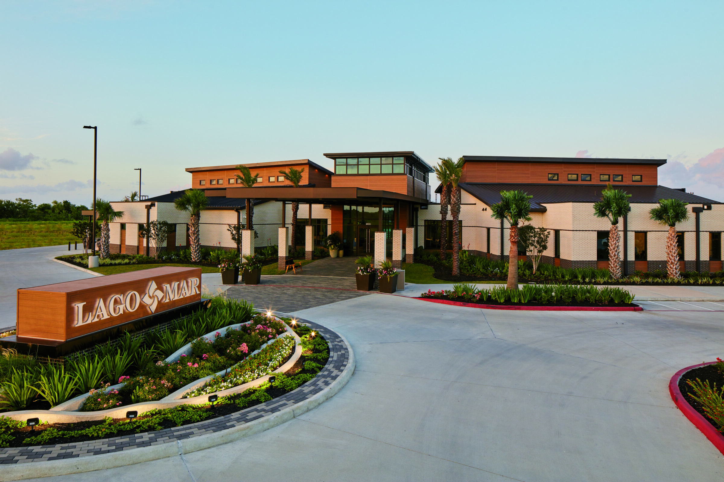 exterior front of building and sign