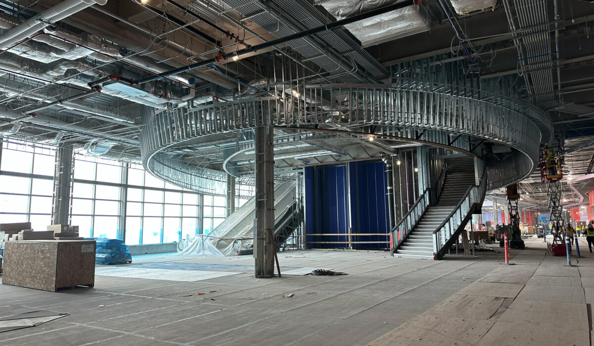 Terminal B Under Construction