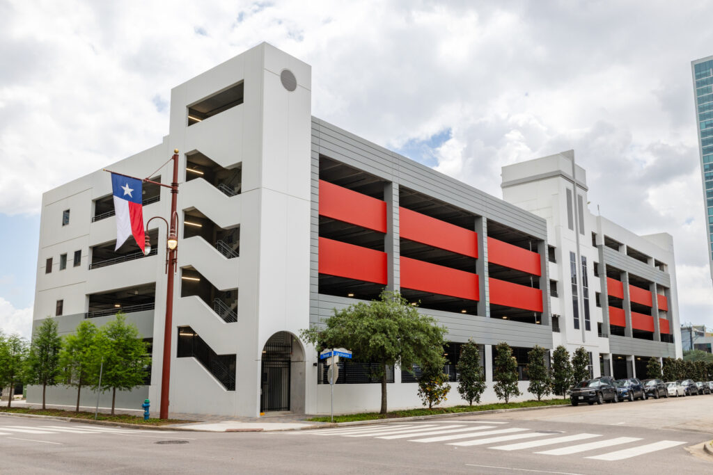 Exterior of Parking garage