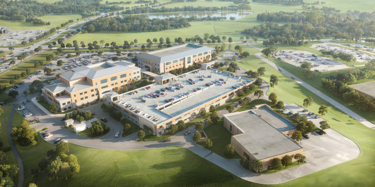 Collin county aerial rendering